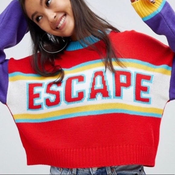 Colourful Oversized Sweater - Picture 1 of 4